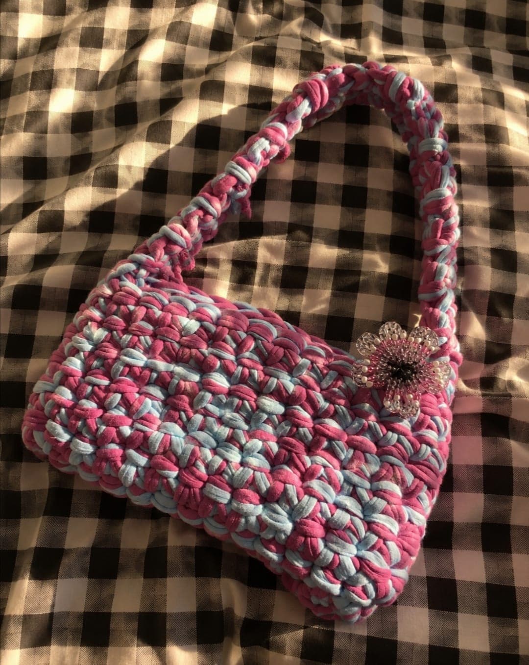 Colorful hand bag